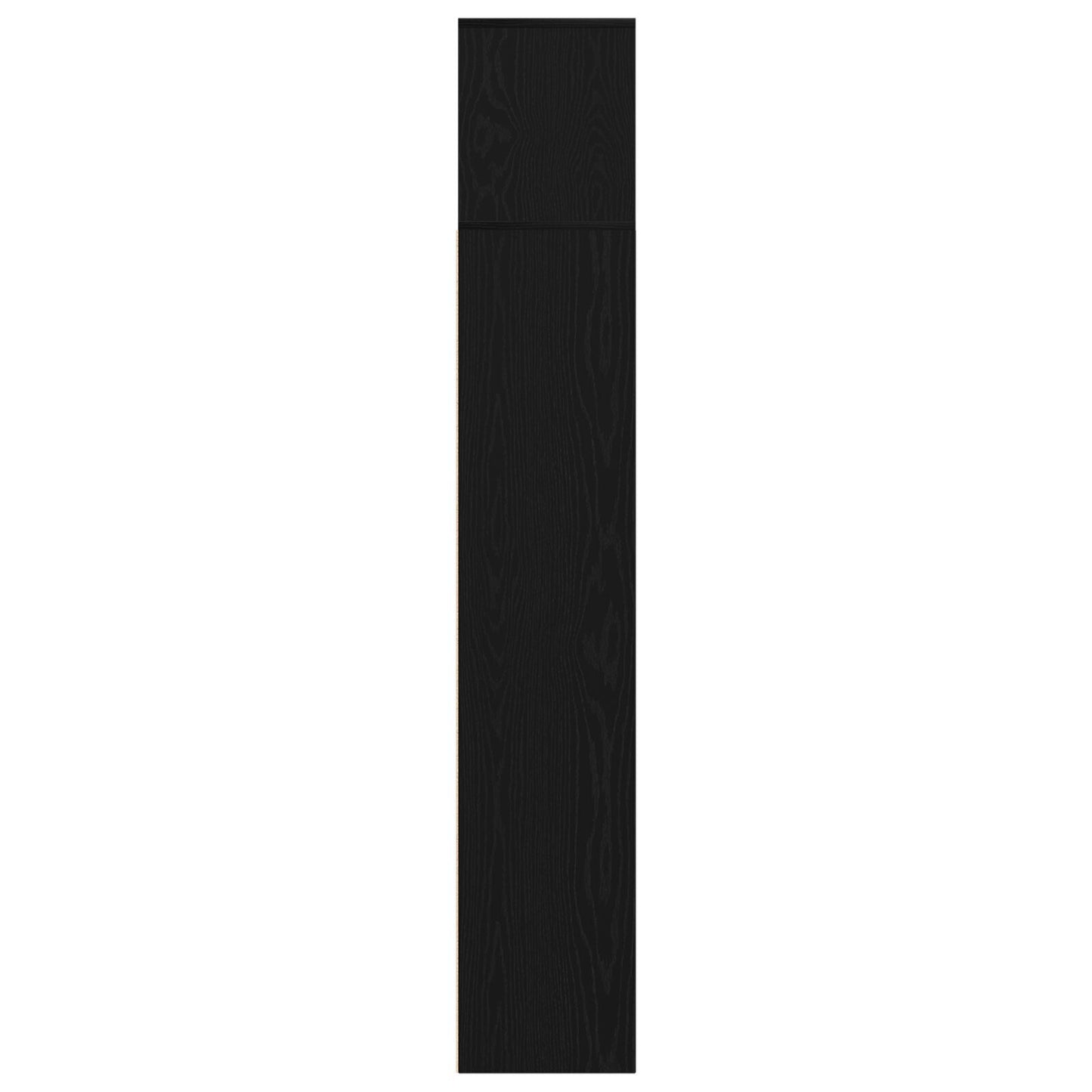 Bokhylle 3 pcs Svart Eik 36 x 30 x 143 cm Konstruert tre