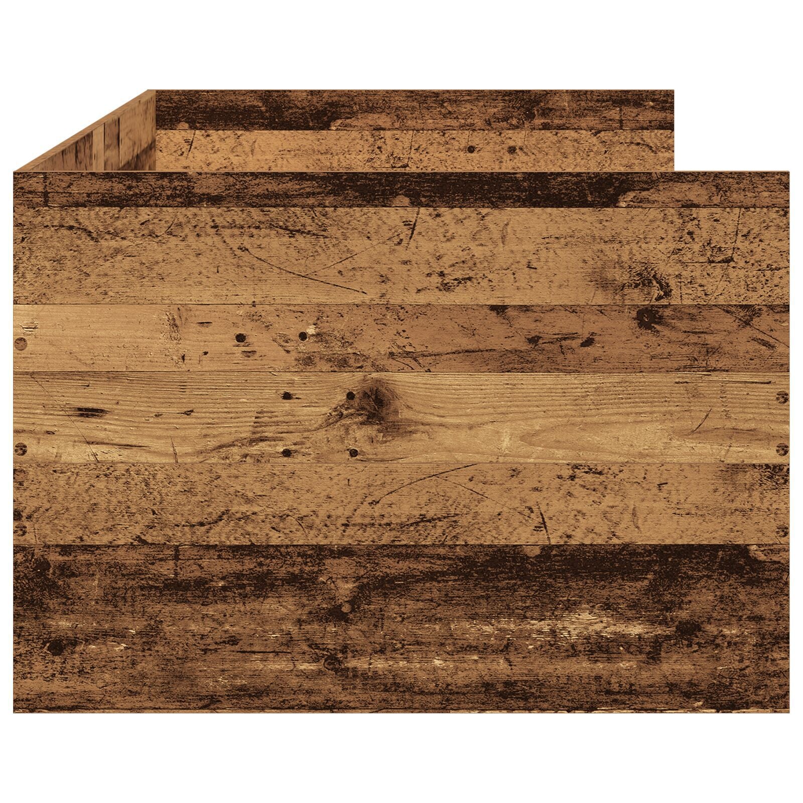 Seng med hodegjerde Gamle tre 90 x 190 cm Konstruert tre