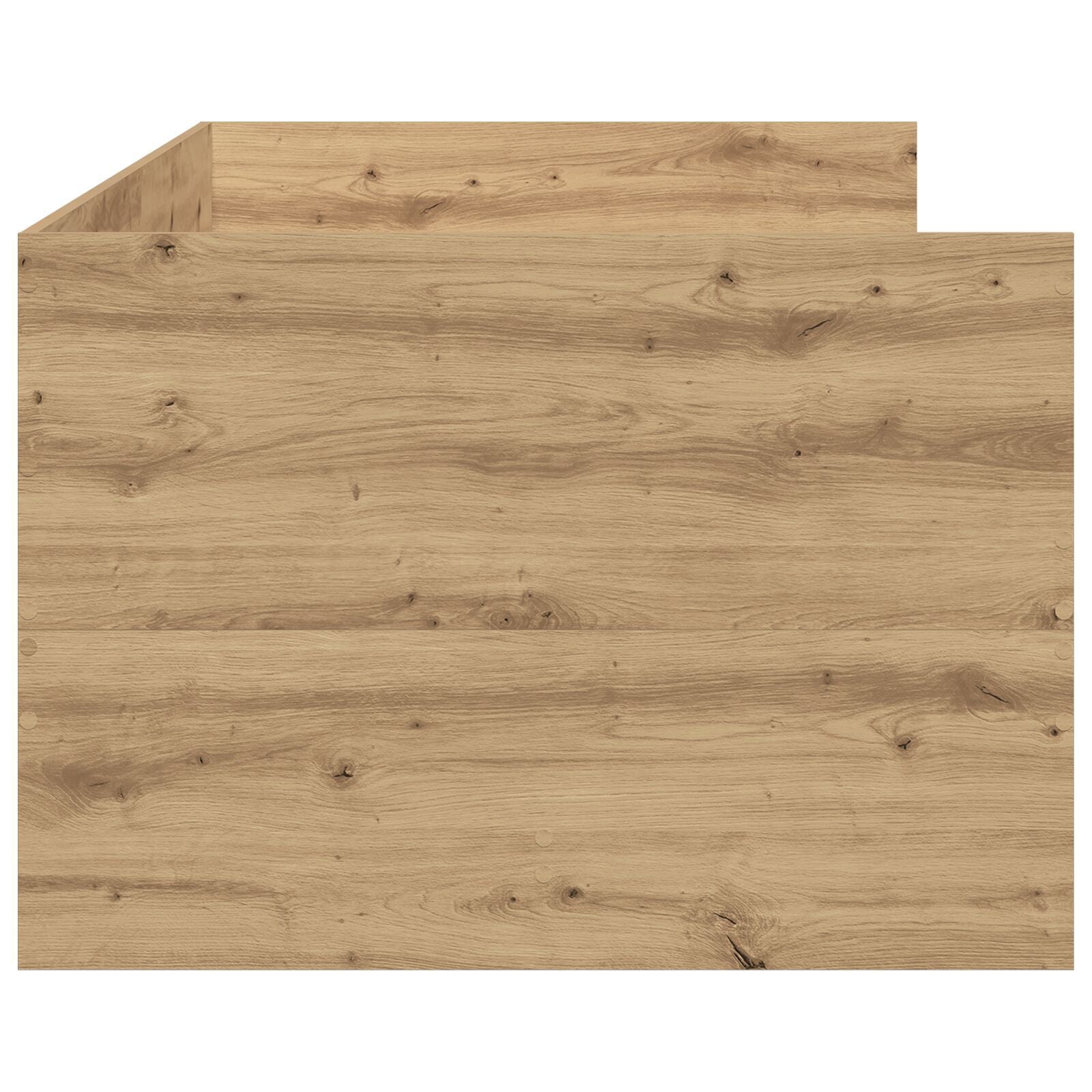 Seng med hodegjerde Artisan Eik 90 x 190 cm Konstruert tre