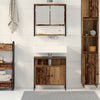 Baderomsinnredningssett med lagring 2 pcs Brun 60 x 30 x 60 cm