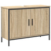 Baderomsinnredningssett med hylle 3 pcs Brun 60 x 30 x 60 cm