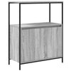 Baderomsinnredningssett med hylle 5 pcs Grå 76,5 x 35 x 95 cm
