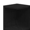 Baderomsinnredningssett med dør 3 pcs Svart 30 x 30 x 179.5 cm