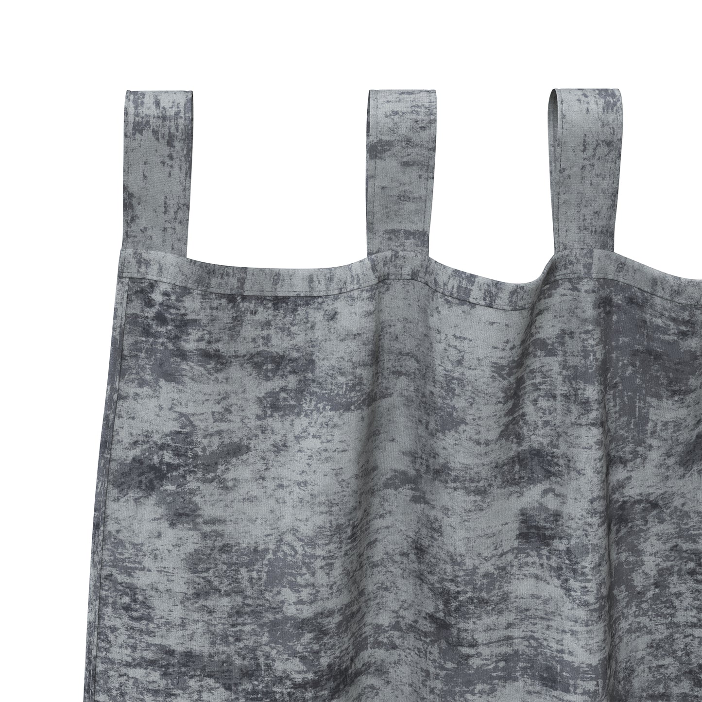 Fløyel Gardiner med gardiner 2 pcs Sølvgrå 260 x 140 cm Fløyel