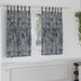 Fløyel Gardiner med gardiner 2 pcs Sølvgrå 140 x 140 cm Fløyel