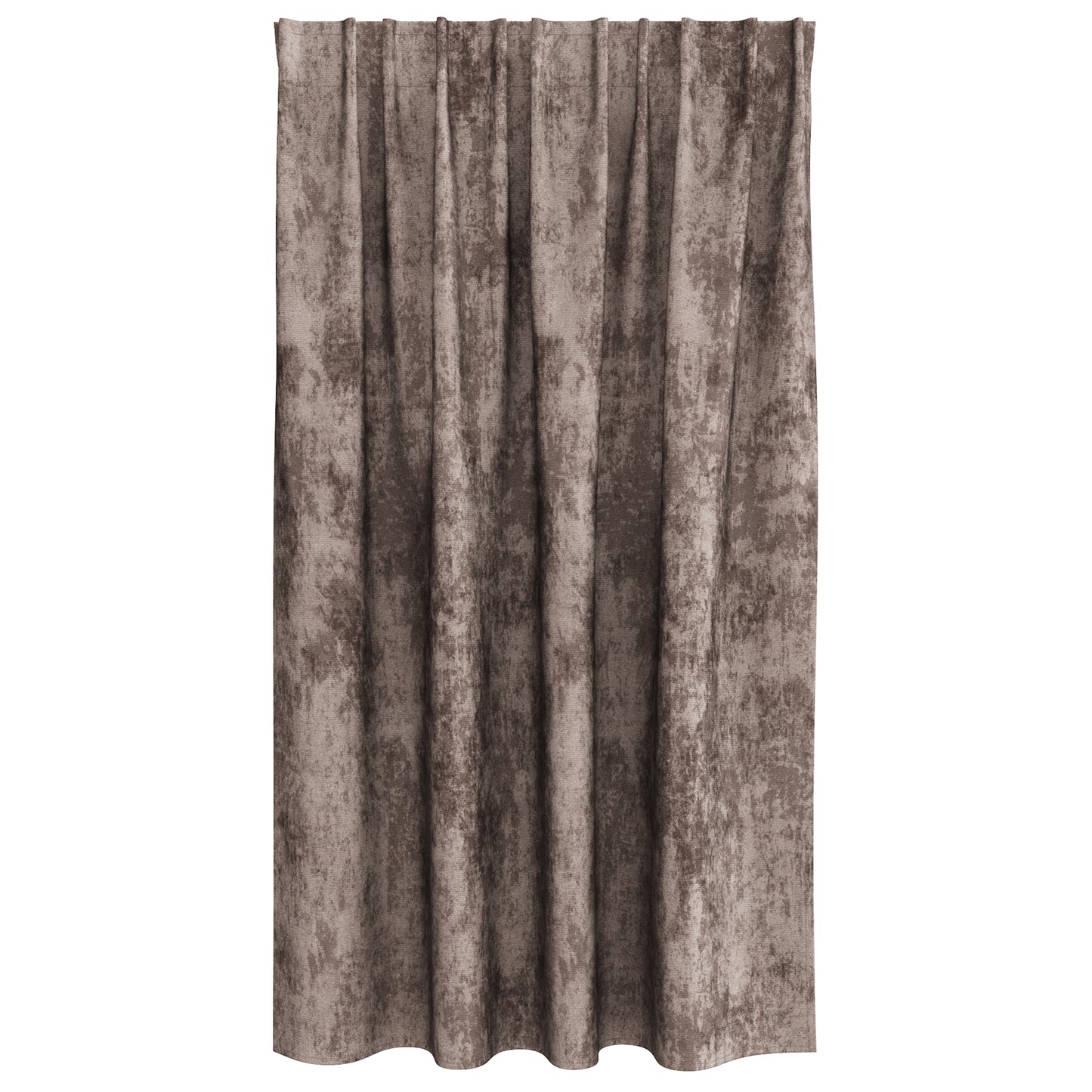 Fløyel Gardiner 2 pcs Cappuccino 140 x 140 cm Fløyel