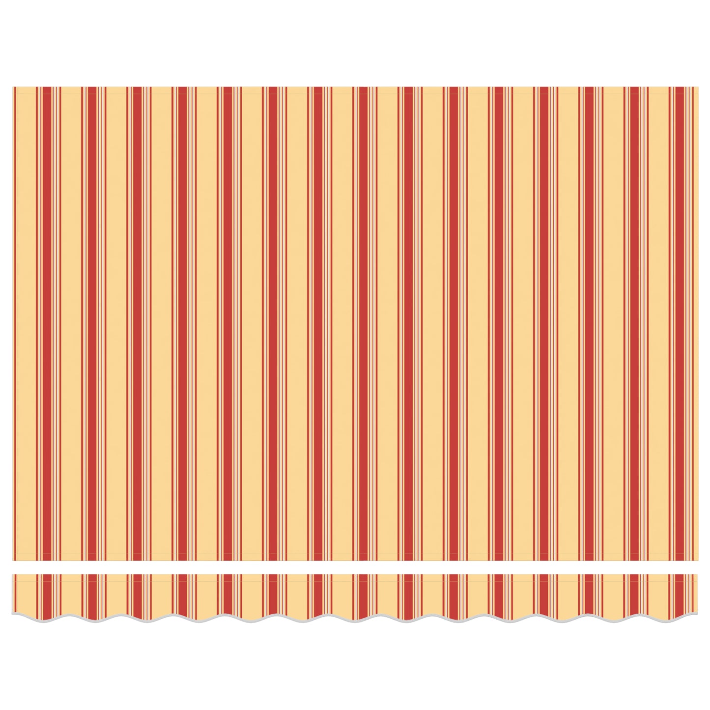 Uttrekkbar markise Gul og oransje 350 x 250 x 165 cm