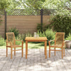 Stabelbar Hagemøbel Brun 62,5 x 54,5 x 95,5 cm Heltre teak