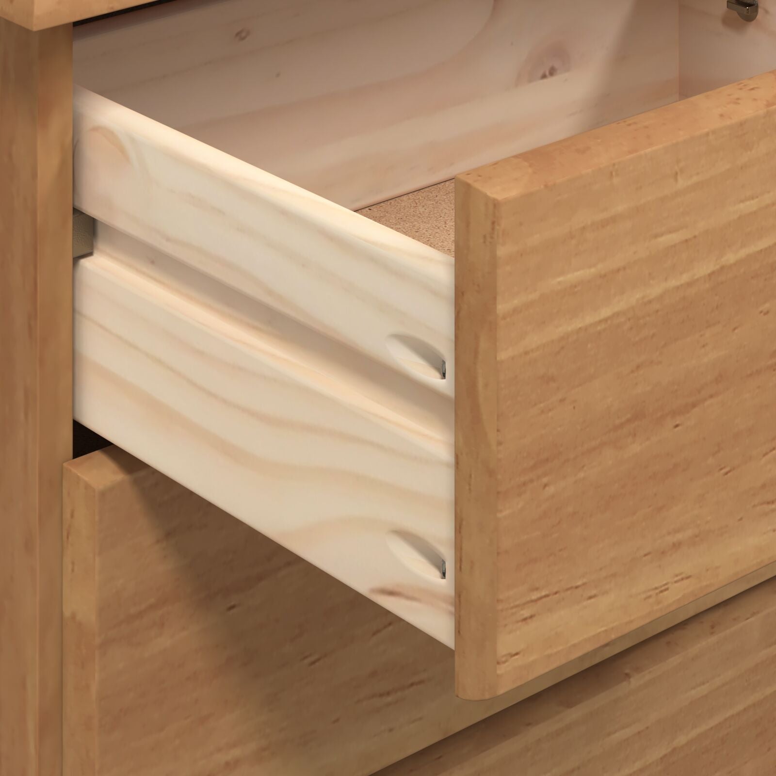 Skap med skuffer Brun 91 x 40 x 95.5 cm Massivt furutre