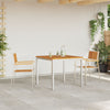 Hage Stol 2 pcs Brun 56 x 54.5 x 87cm Massivt akasietre