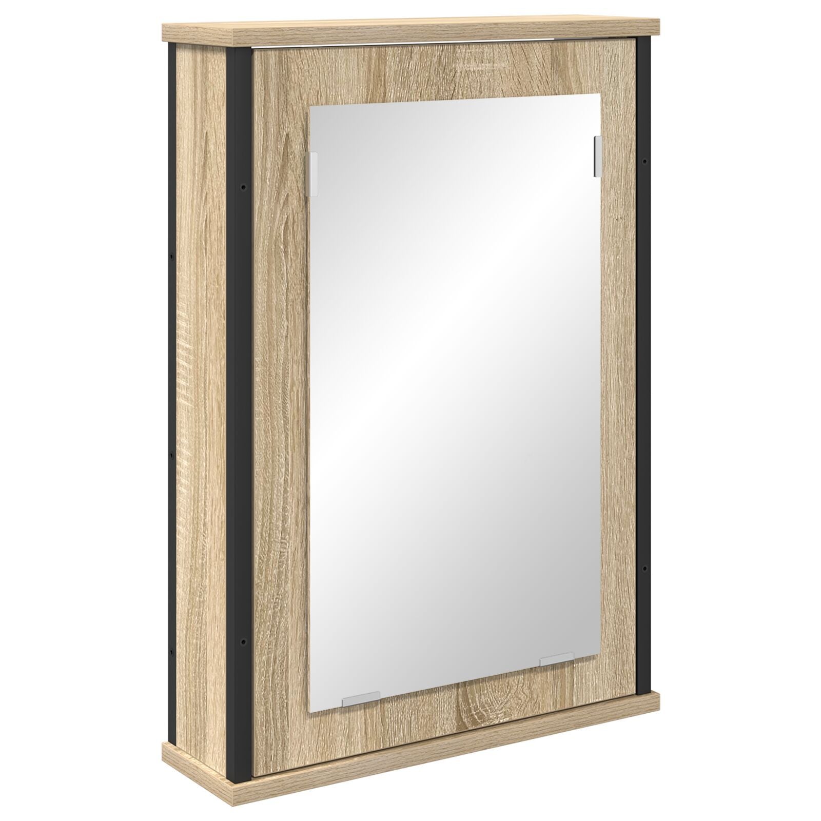 Baderomsinnredningssett med hylle 2 pcs Brun 60 x 30 x 60 cm