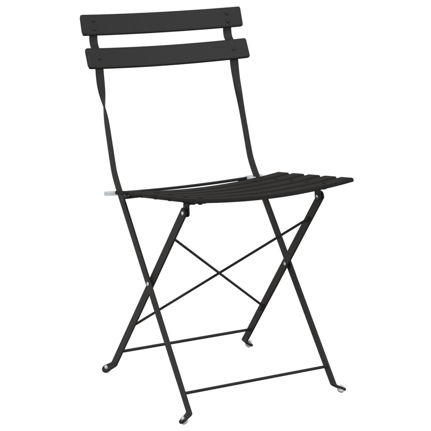 Hage Folding Stol 2 pcs Antrasitt 42 x 46 x 82cm Metall