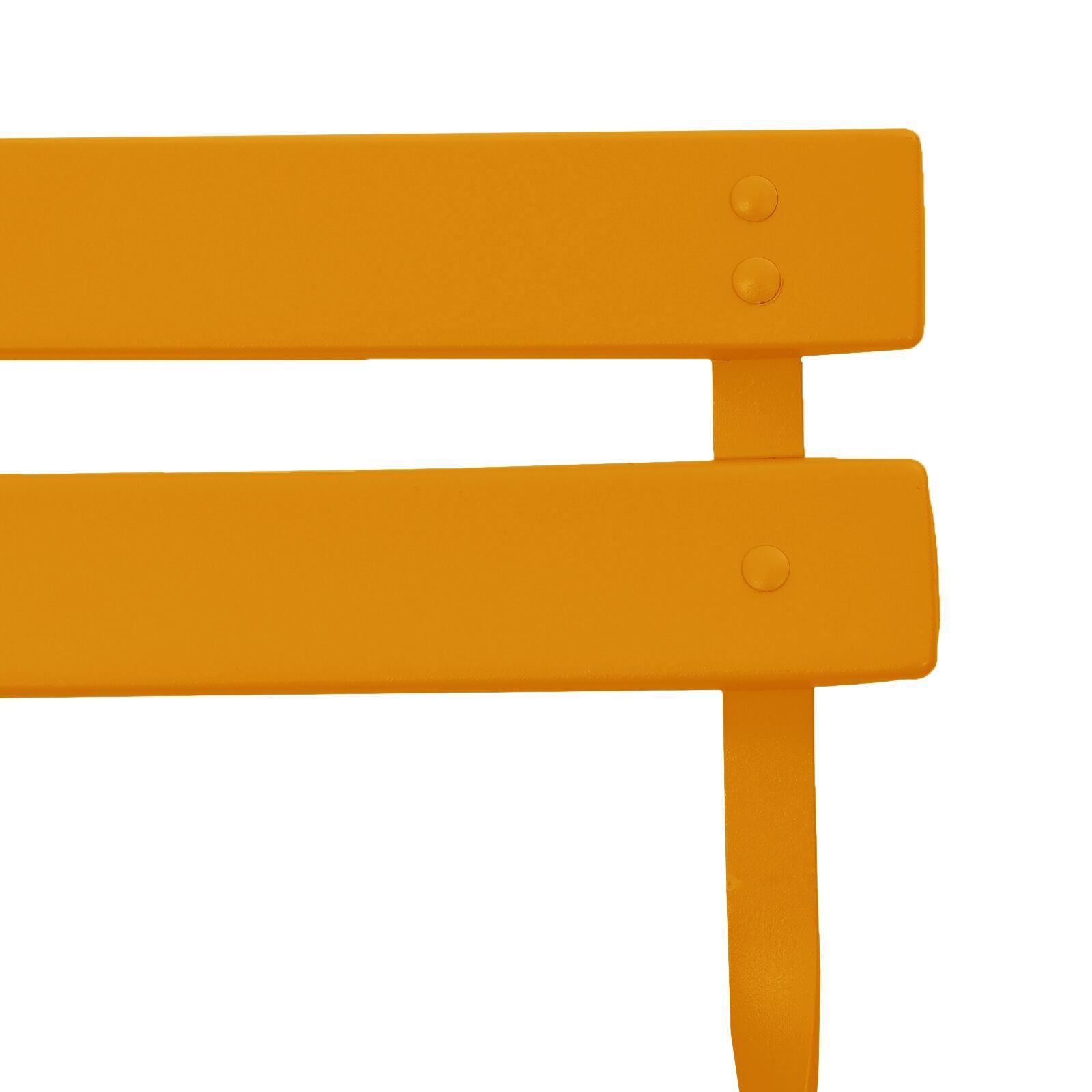 Hage Folding Stol 2 pcs Sennepsgul 42 x 46 x 82cm Stål
