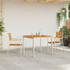 Hage Stol 2 pcs Brun 56 x 54.5 x 87cm Massivt akasietre