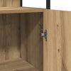 Baderomsskapsett med hylle 4 pcs artisan eik 33 x 33 x 185.5 cm
