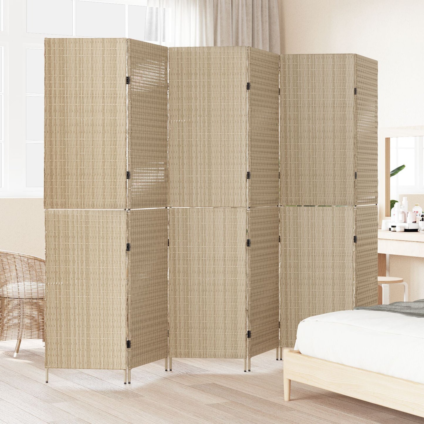 Romdeler Beige 292 x 180 cm polyrotting