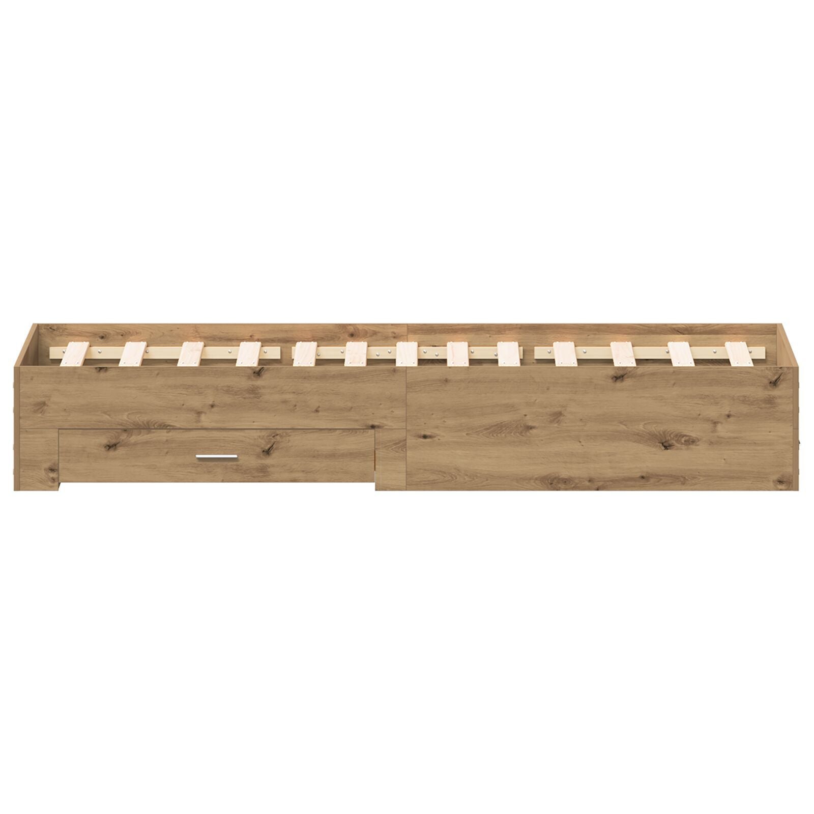 Sengestamme med skuff Artisan Eik 120 x 200 cm Konstruert tre