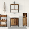 Baderomsinnredningssett med lagring 2 pcs Brun 60 x 30 x 60 cm