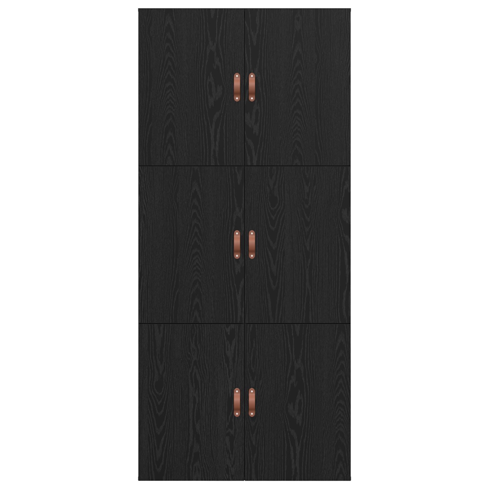 Seng med lagring Svart Eik 100 x 200 cm Konstruert tre