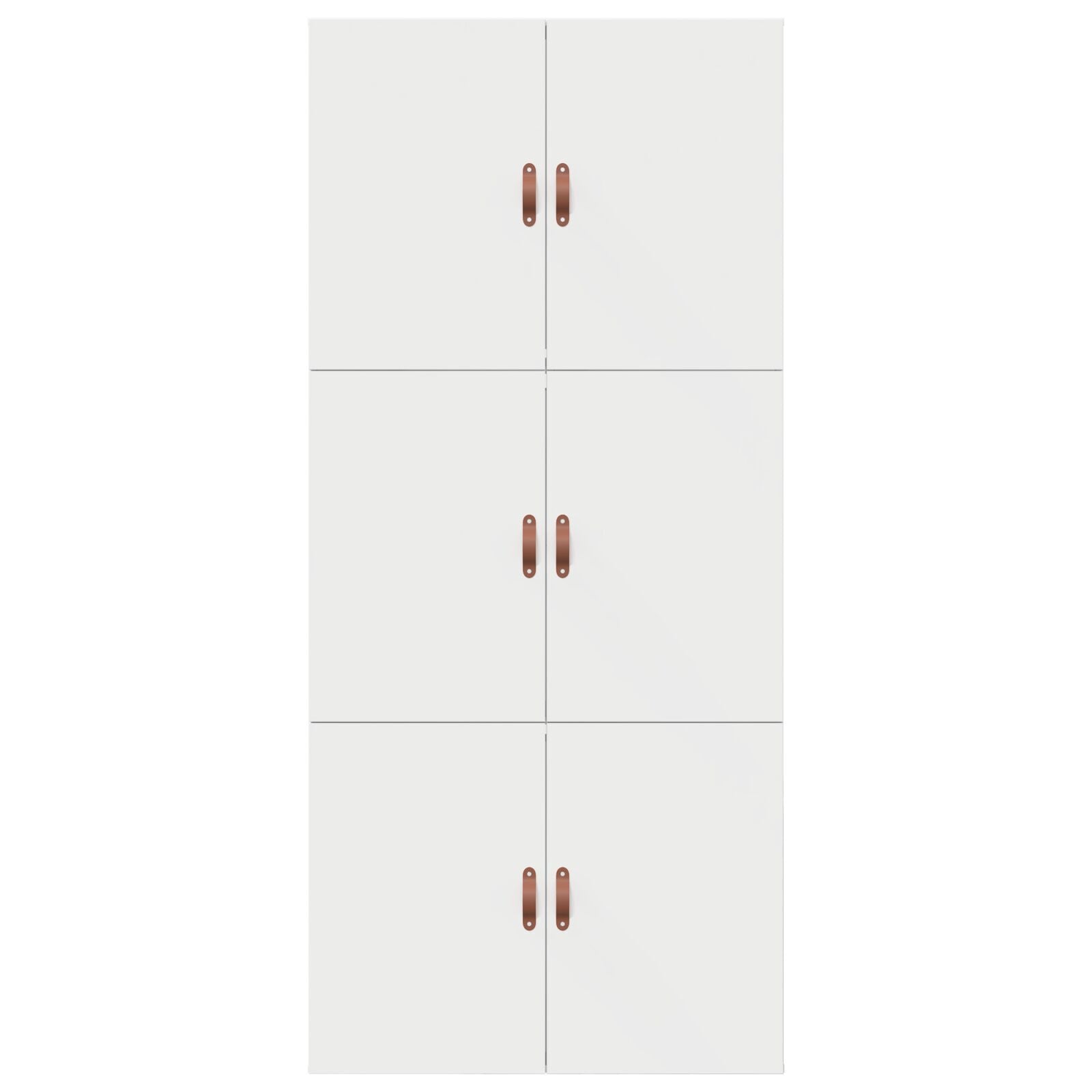 Seng med lagring med lagring Hvit 80 x 200 cm Konstruert tre