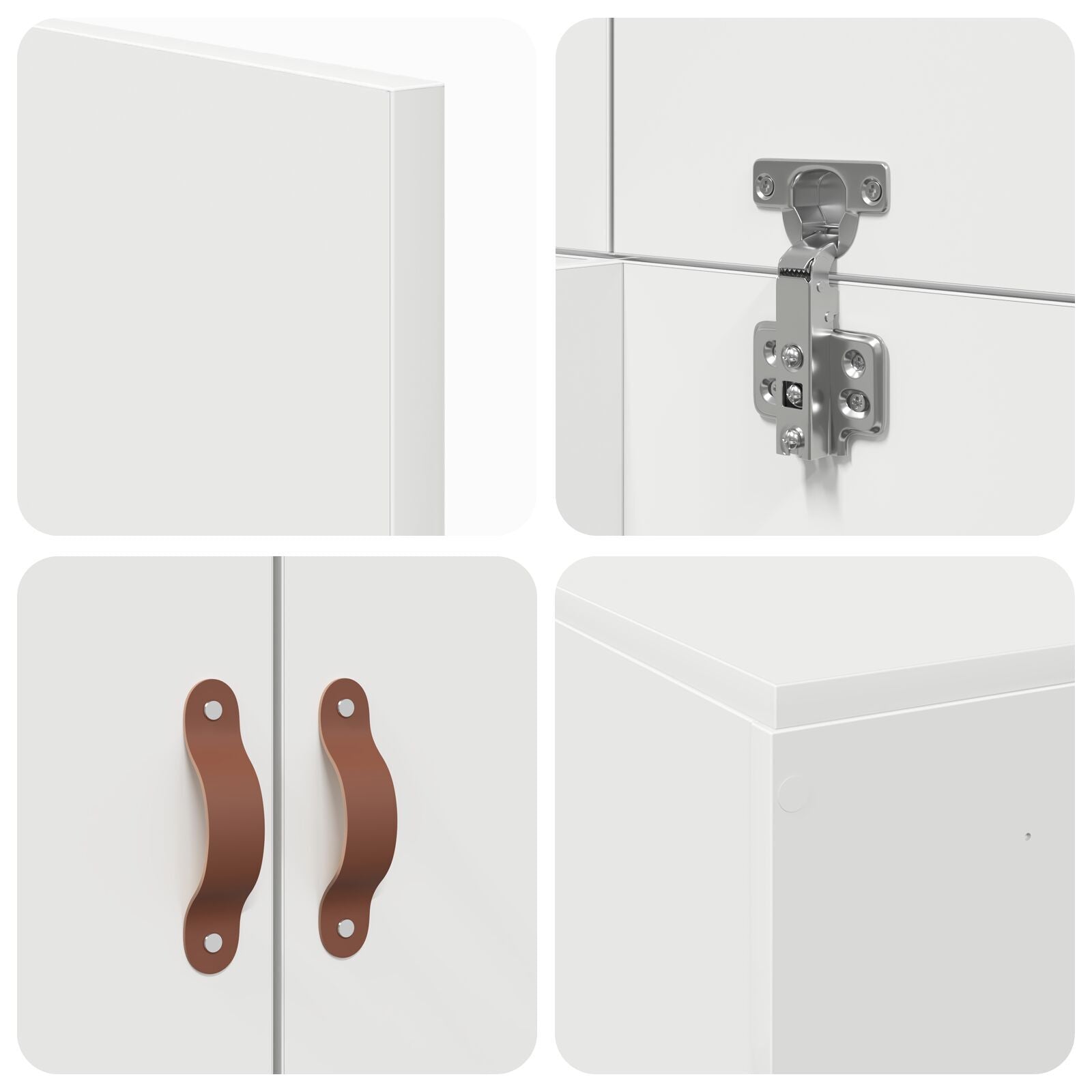 Seng med lagring med lagring Hvit 80 x 200 cm Konstruert tre