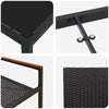 Hage Spisegruppe 3 pcs Svart Poly rattan