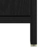 Baderomsmøbler Veggmontert 3 pcs Svart Eik 30 x 30 x 183.5 cm