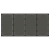 Hage Spisegruppe 7 pcs Svart 150 x 90 x 75 cm polyrotting