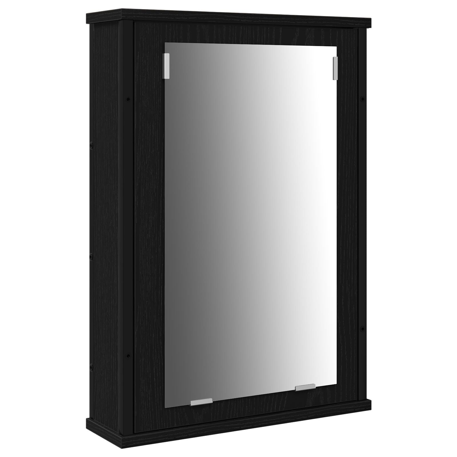 Baderomsspeilskap 3 pcs Svart 80 x 30 x 60 cm Konstruert tre