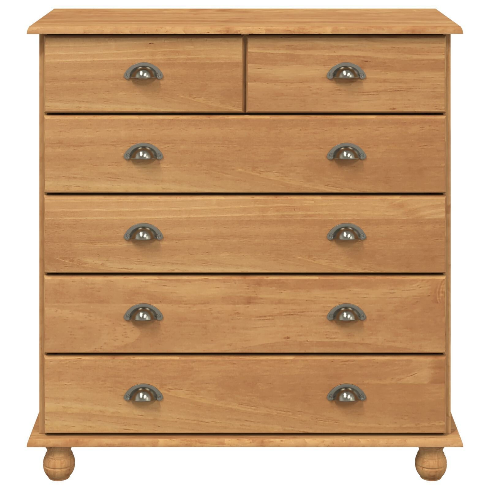 Skap med skuffer Brun 91 x 40 x 95.5 cm Massivt furutre