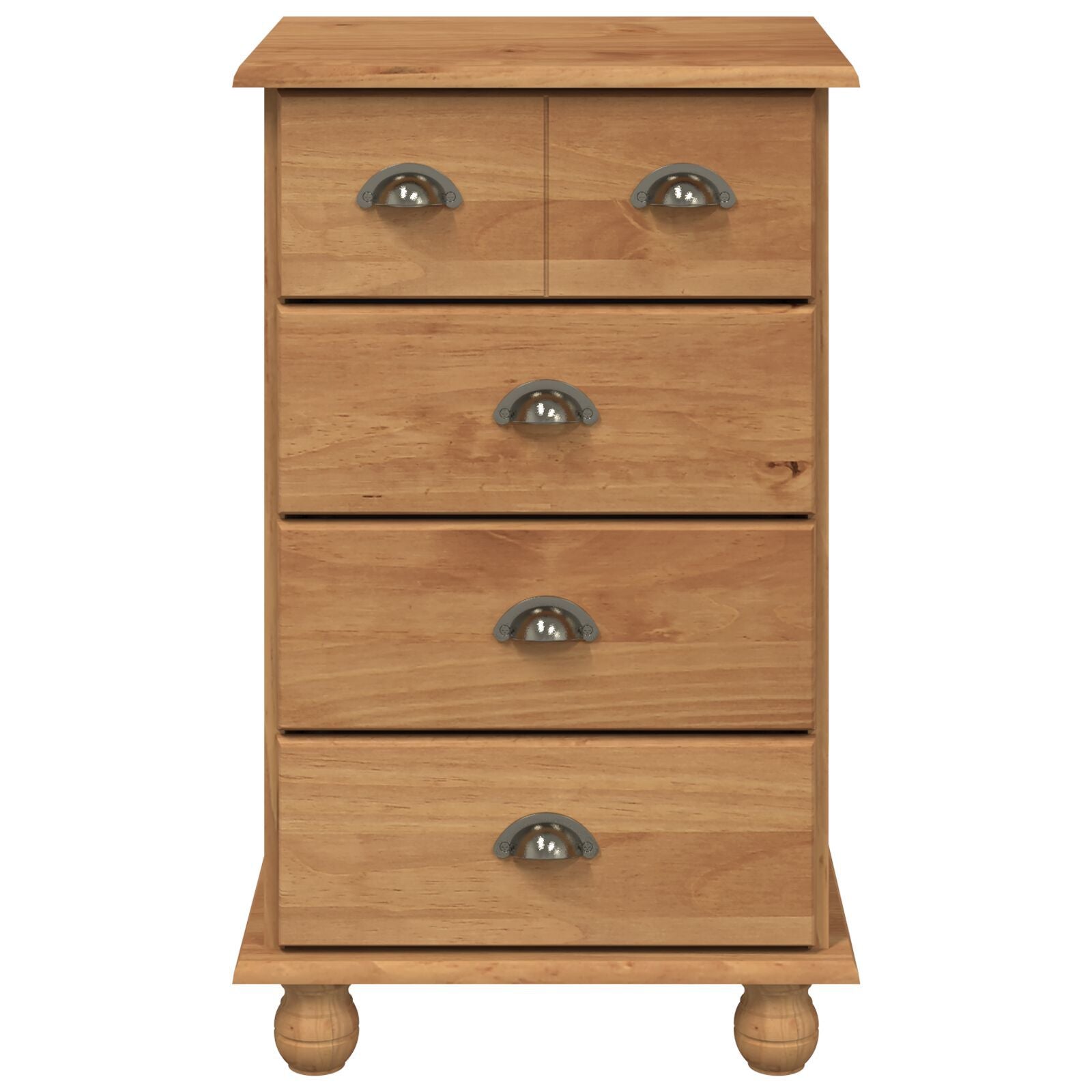 Skap med skuffer Brun 45,8 x 40 x 79 cm Massivt furutre