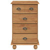 Skap med skuffer Brun 45,8 x 40 x 79 cm Massivt furutre