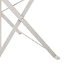 Hage Folding Stol Folding 2 pcs Beige 42 x 46 x 82cm Stål