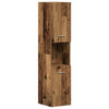 Baderoms møbelsett Veggmontert 4 pcs Gamle tre 30 x 30 x 130 cm