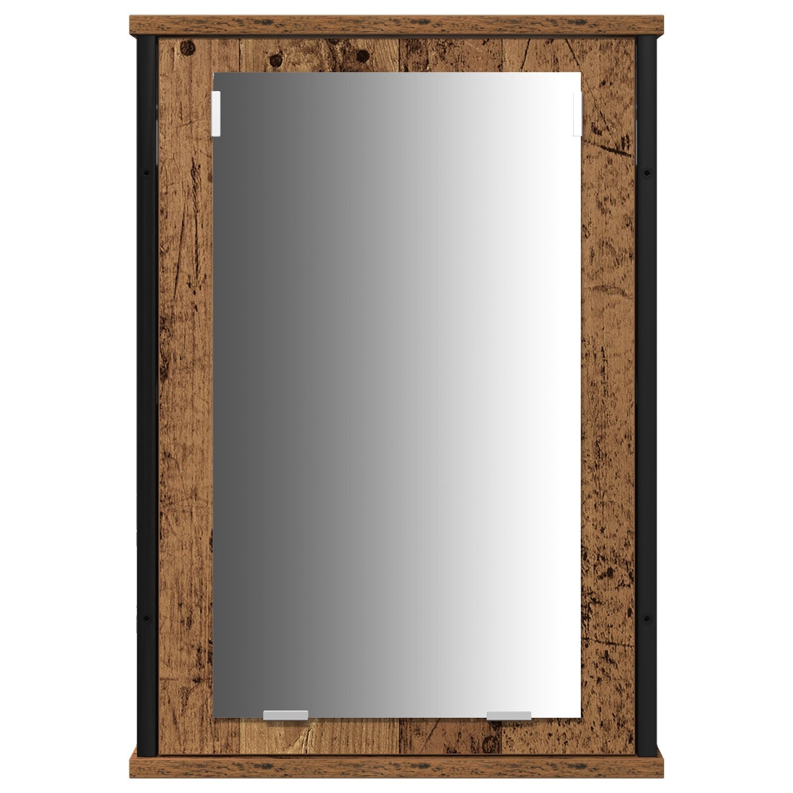 Baderomsspeilskap med dør Brun 80 x 30 x 60 cm Konstruert tre