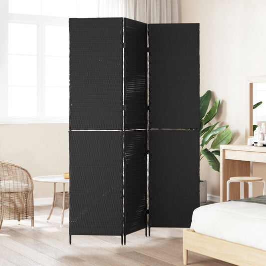 Romdeler Svart 146 x 180 cm polyrotting