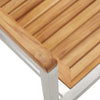 Solstol 3-person 3 pcs Brun 200 x 60 x 88cm Massivt teaktre