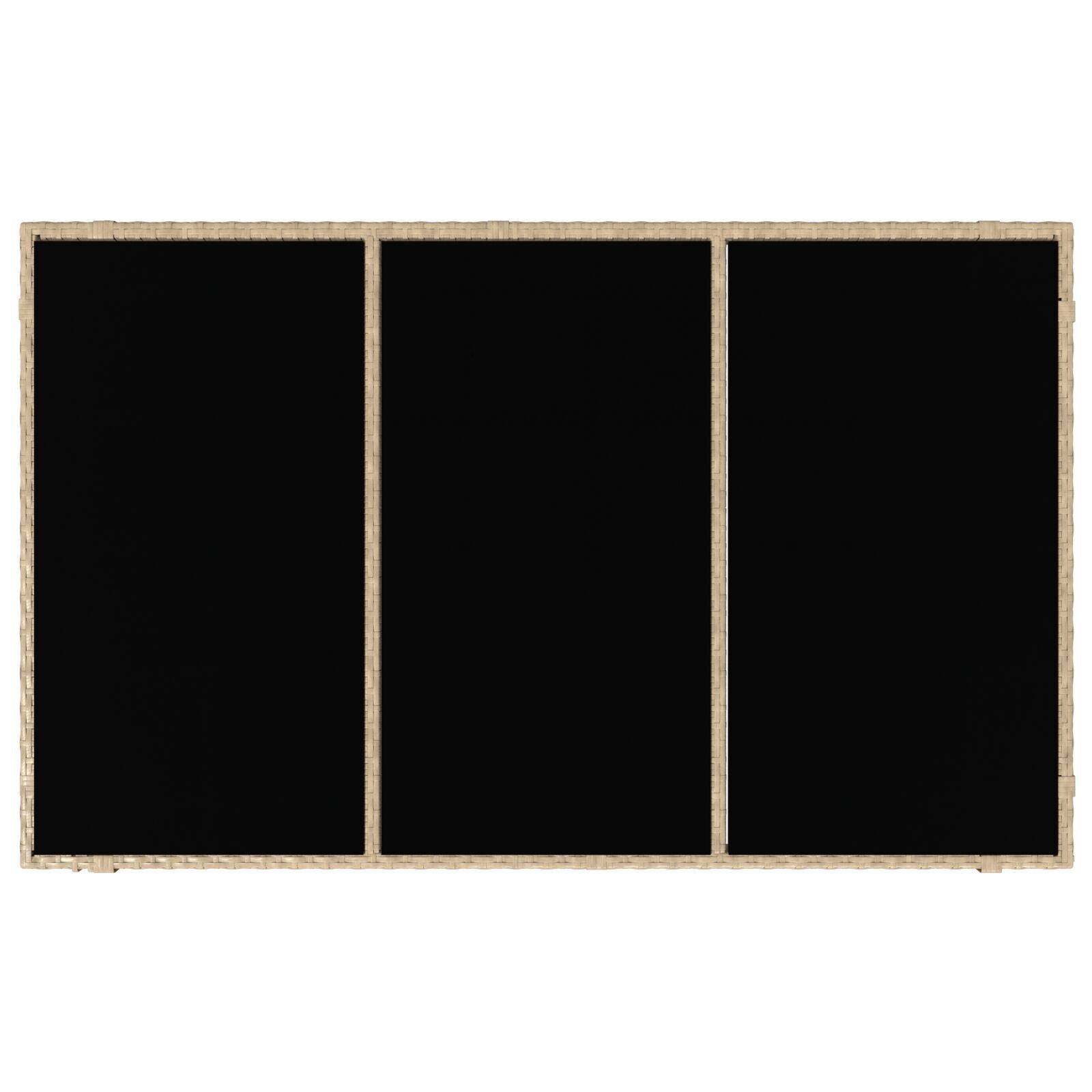 Hage Spisegruppe 5 pcs Beige 90 x 90 x 75 cm polyrotting