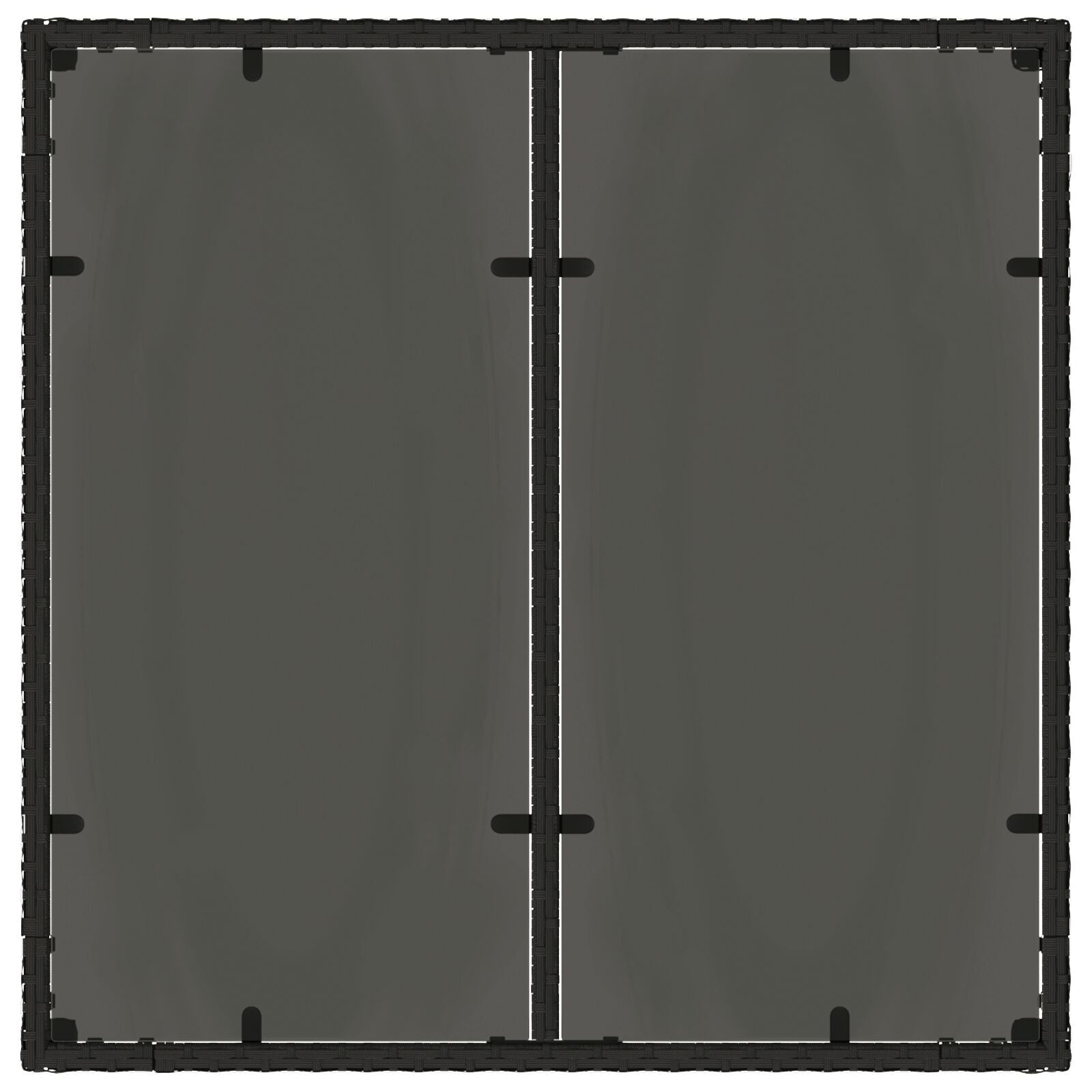 Hage Spisegruppe 7 pcs Brun Poly rattan