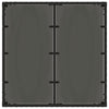 Hage Spisegruppe 3 pcs Svart 90 x 90 x 75 cm polyrotting
