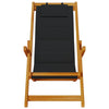 Strandstol 2 pcs Brun 61.5 x 123 x 82cm Massivt akasietre