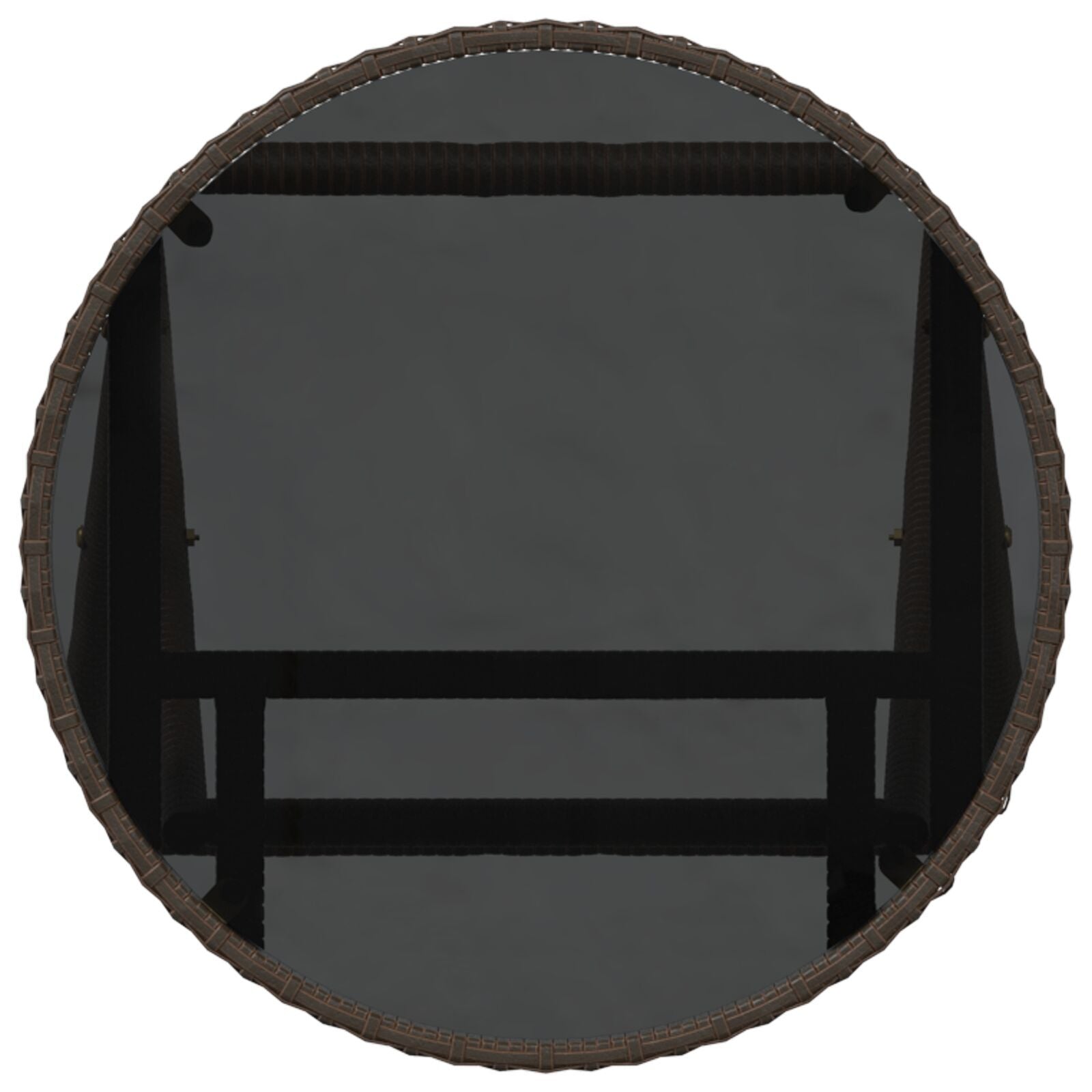 Hage Bistro Sett 3 pcs Brun Poly rattan