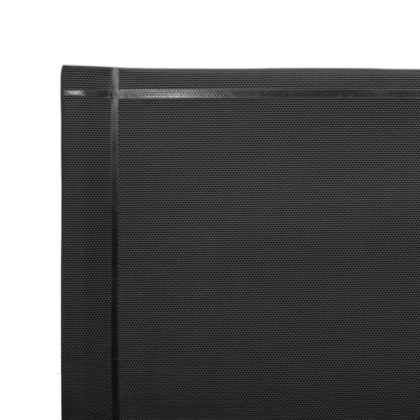 Utendørs spisestue sett 3 pcs Brun og svart Massivt akasietre