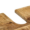 Baderomskap med lagring Brun 55 x 35 x 60 cm Massivt mangotre