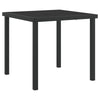 Hage Spisegruppe 3 pcs Svart Poly rattan