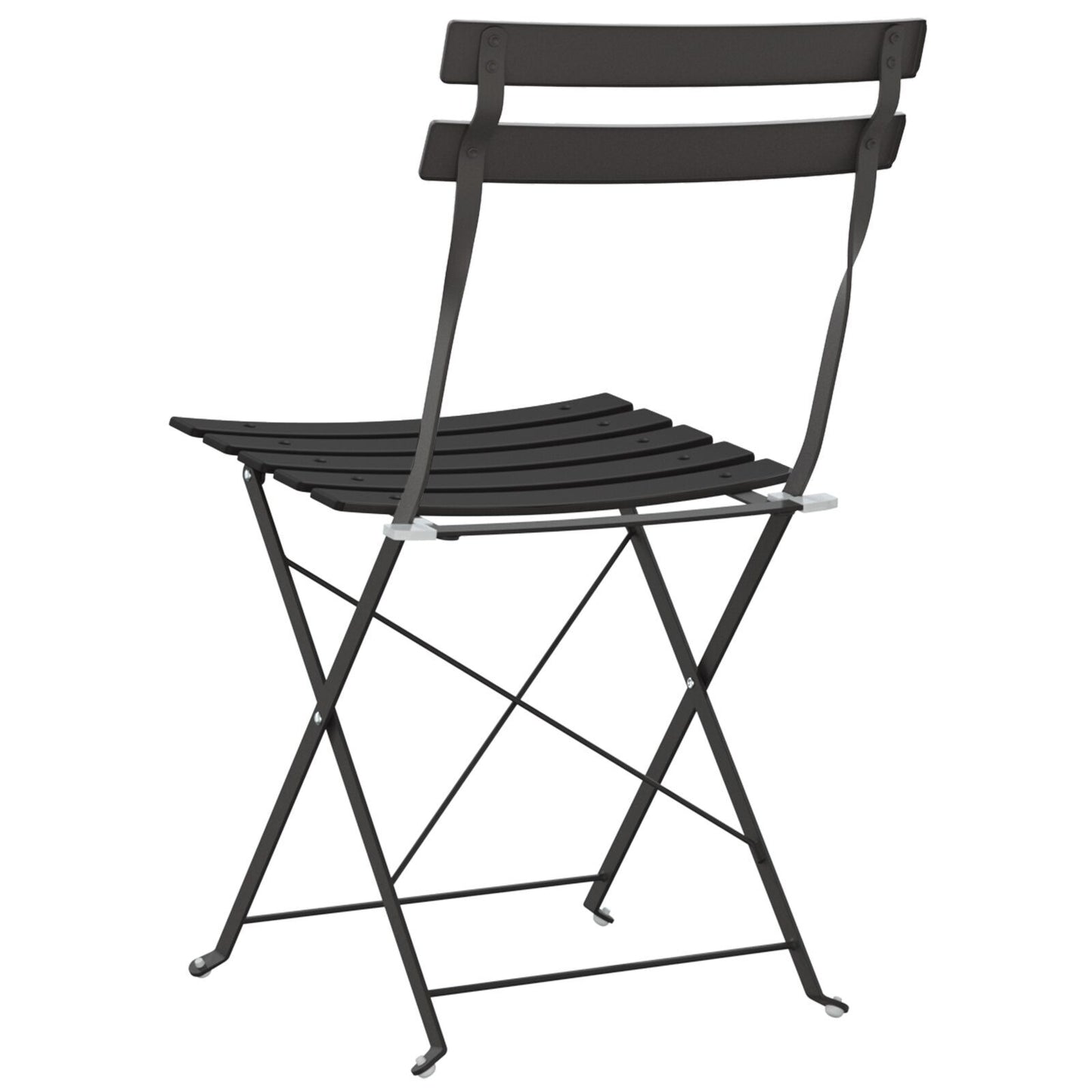 Hage Folding Stol 2 pcs Antrasitt 42 x 46 x 82cm Metall