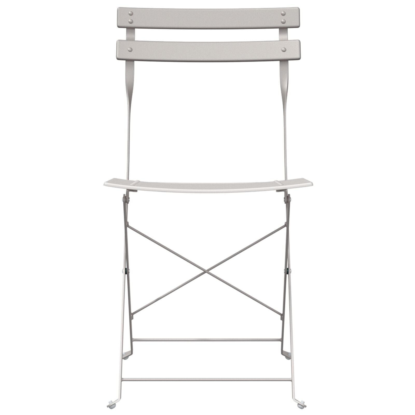 Hage Folding Stol Folding 2 pcs Beige 42 x 46 x 82cm Stål