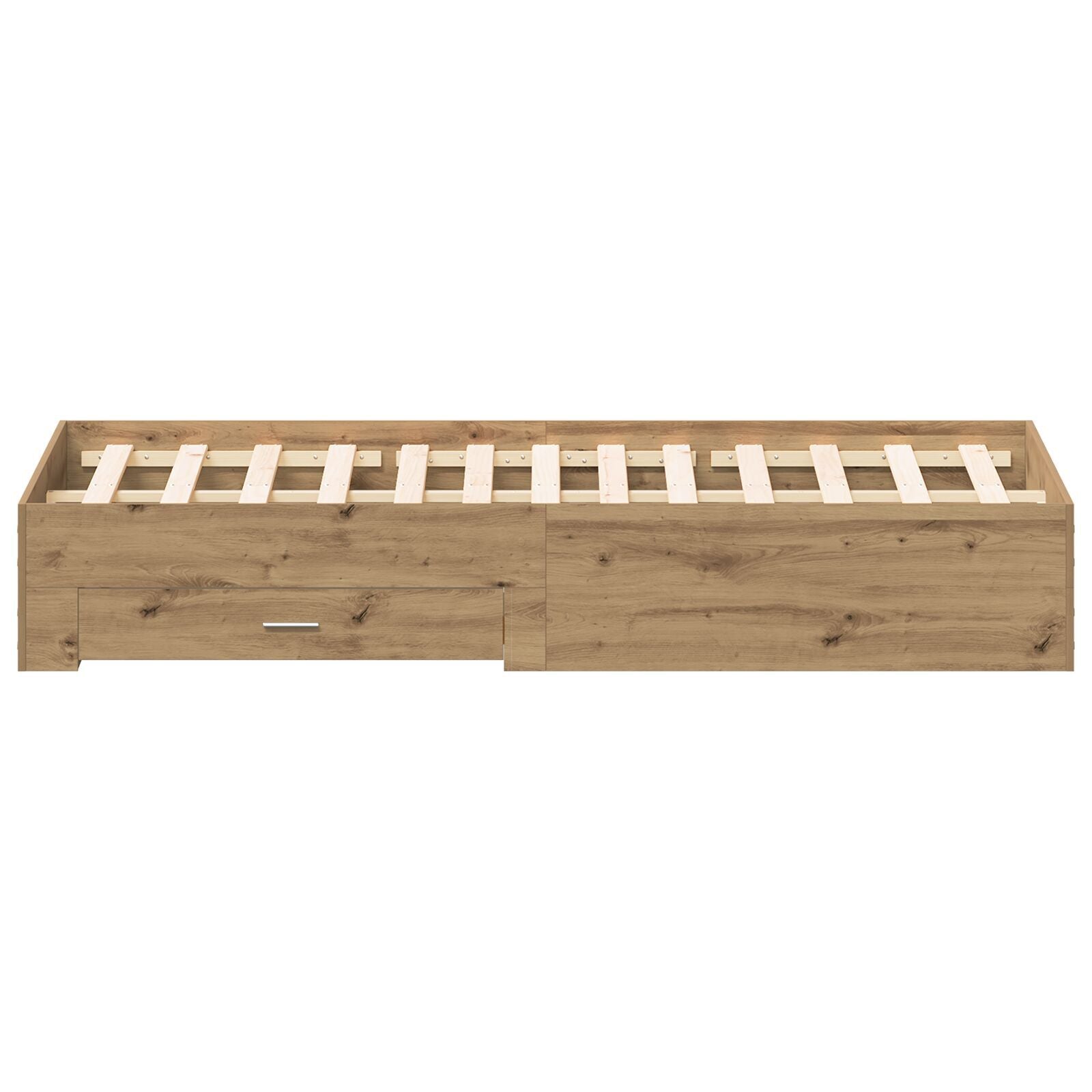 Sengestamme med skuff Artisan Eik 180 x 200 cm Konstruert tre