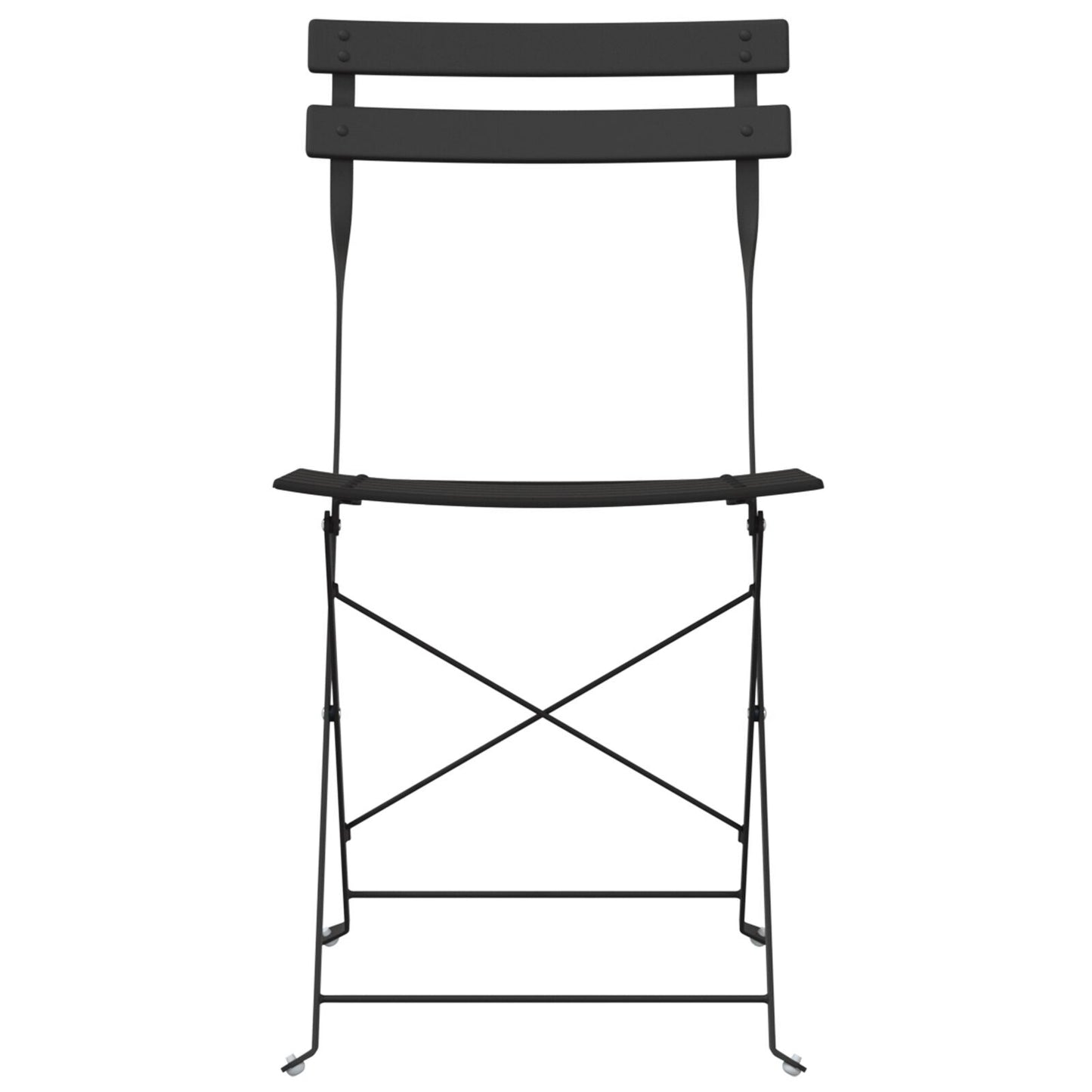 Hage Folding Stol 2 pcs Antrasitt 42 x 46 x 82cm Metall