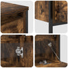 Baderomsinnredningssett 3 pcs Røkt eik 90 x 34.5 x 60 cm